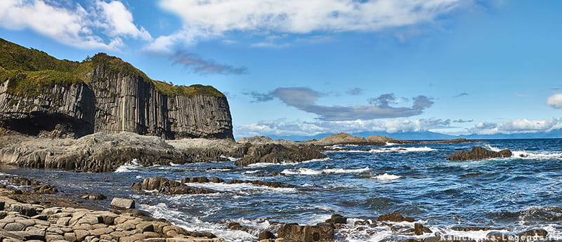 Мыс Столбчатый на Курильских островах