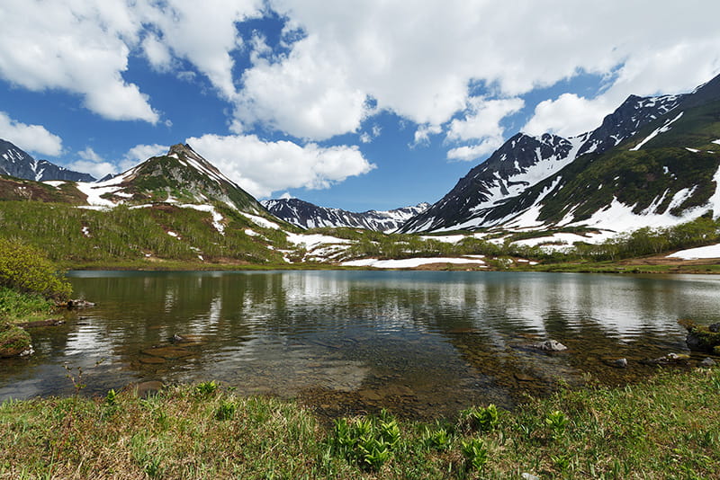 Озеро Тахколоч у горы Вачкажец