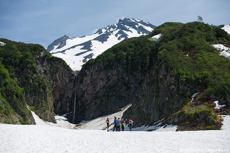 Вилючинский водопад на Камчатке