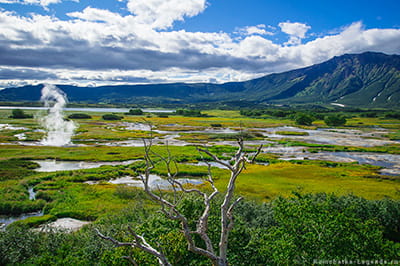 Кальдера вулкана Узон