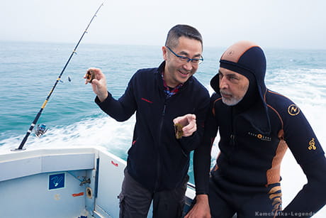 морская рыбалка в бухте Камчатка