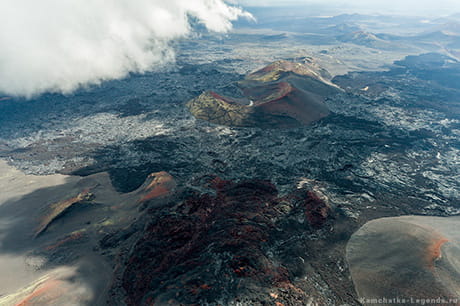 новые конуса Толбачинского прорыва