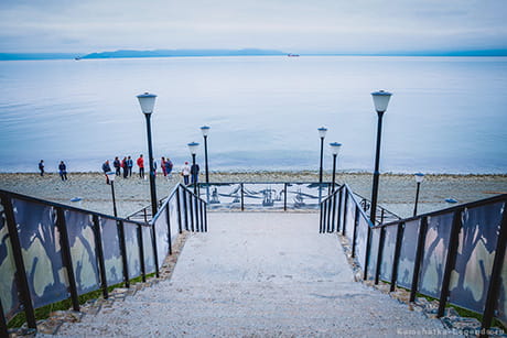 спуск с Никольской сопки