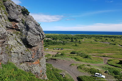 Обзорная площадка на Халактырских скалах