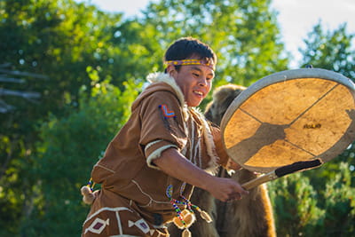 Концертная программа коренных народов Камчатки Снежные псы