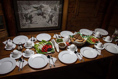 обед из национальных блюд