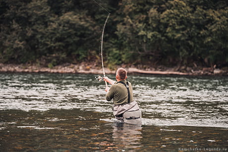 рыбалка на спиннинг в краю вулканов