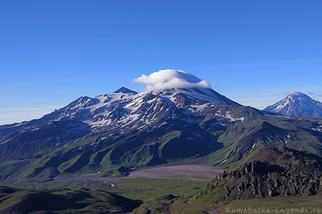 вершины вулканов