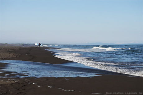 поездка на черный пляж