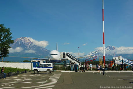 прощание в аэропорту Елизово