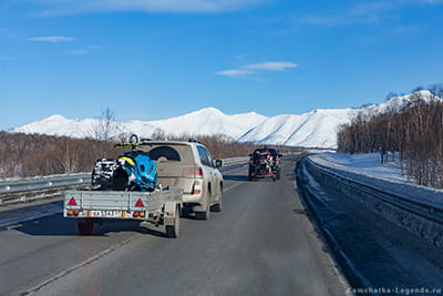Перевозка снегоходов