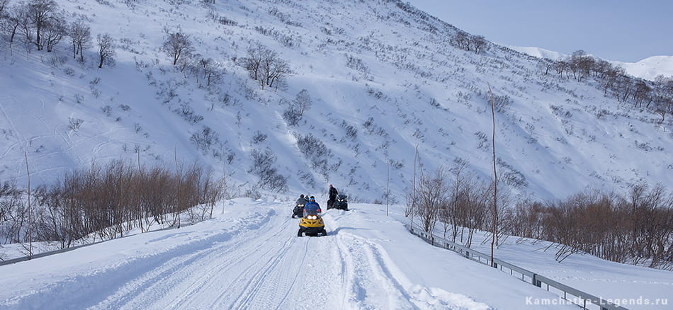 снегоходная экскурсия на Мутновский вулкан