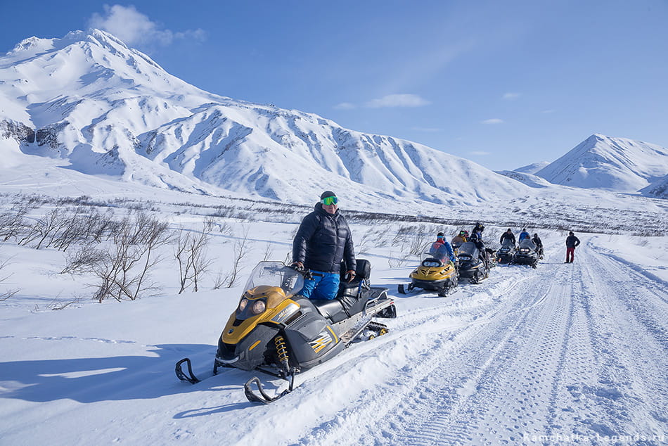 самостоятельное управление снегоходом
