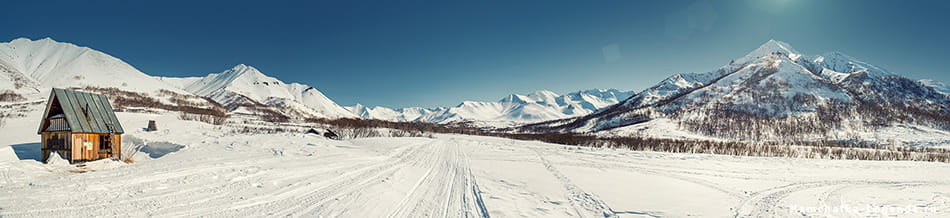 снегоходная экскурсия в Налычево на Камчатке