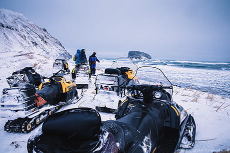 выезд к океану зимой