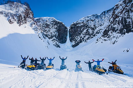 ледяной водопад Камчатка