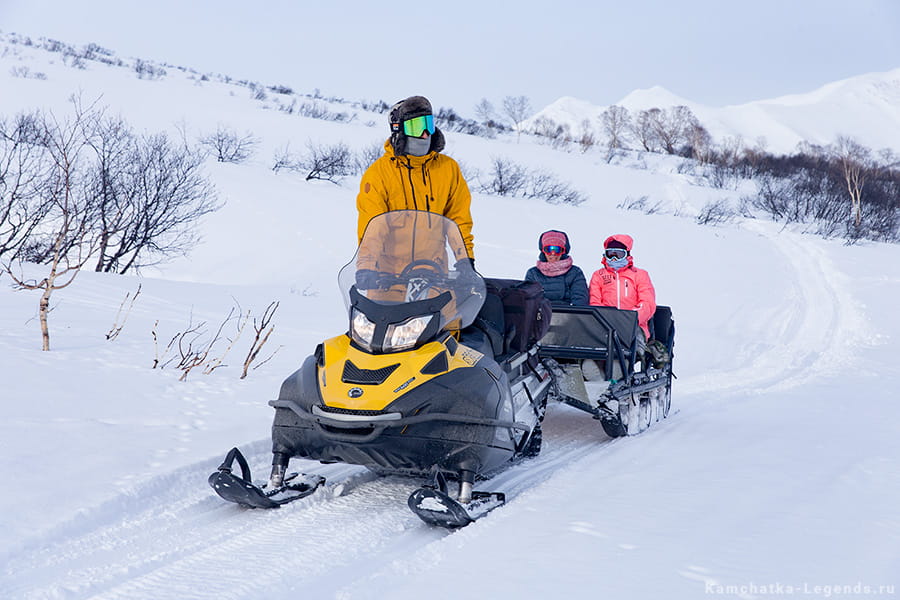 Туры на снегоходах на Камчатке