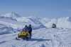 катание по свежему снегу на Камчатке