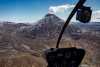 вулкан Карымский из окна вертолета