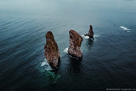 скалы Три Брата с воздуха