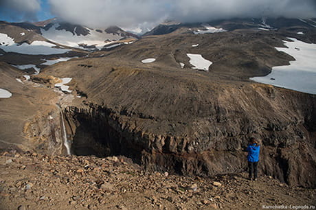 тур к Мутновскому вулкану - водопад